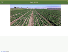 Tablet Screenshot of felixfarms.com